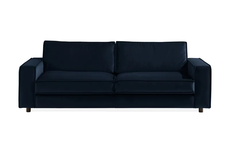 Cloudia Sammetssoffa 4-sits - Blå - Möbler - Soffa - Sammetssoffa