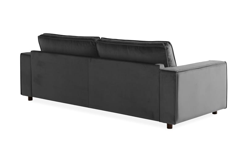 Cloudia Sammetssoffa 4-sits - Ljusgrå - Möbler - Soffa - Sammetssoffa