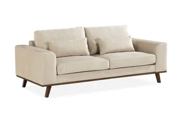 Copenhagen 2-sits Sammetssoffa - Beige - Möbler - Soffa - Sammetssoffa