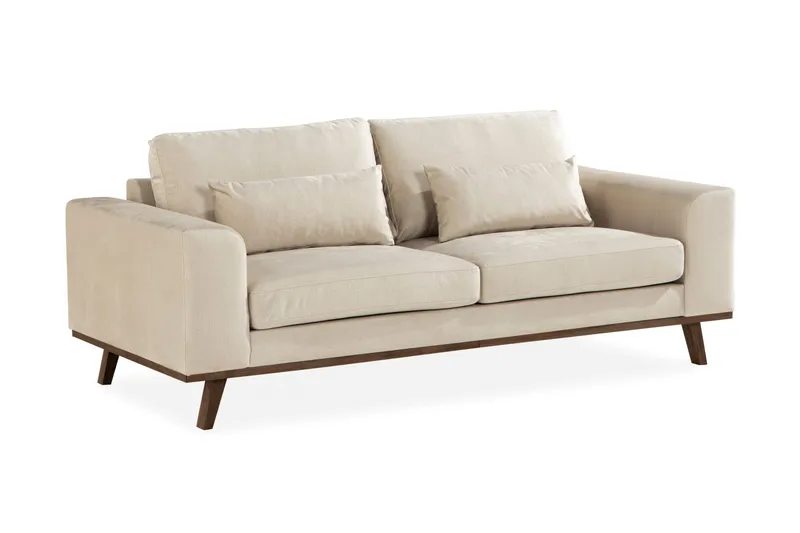 Copenhagen 2-sits Sammetssoffa - Beige - Möbler - Soffa - Sammetssoffa