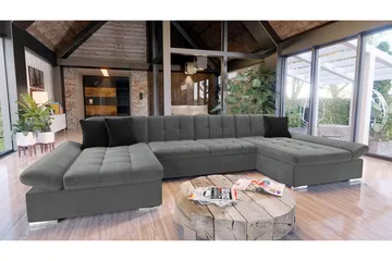 Dewitt 4-sits Hörnsoffa - Möbler - Soffa - Sammetssoffa