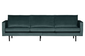 Lissbon 3-sits Soffa Sammet - Blågrön - Möbler - Soffa - Sammetssoffa