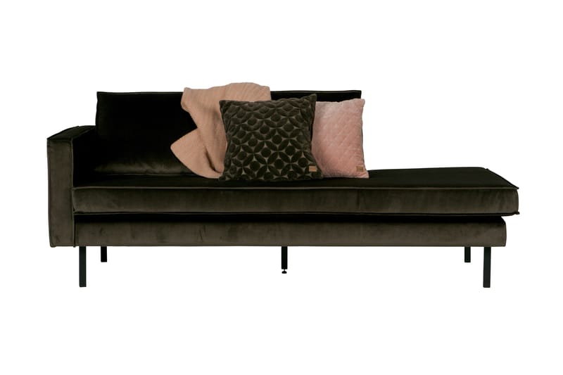Lissbon Dagbädd Vänster - Grön - Möbler - Soffa - Sammetssoffa