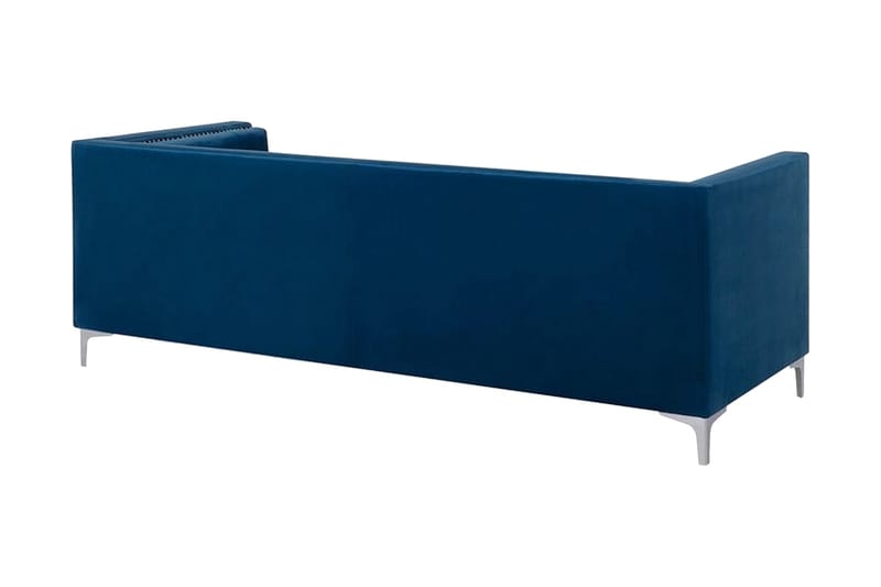 Llawhaden Soffa Sammet - Blå - Möbler - Soffa - Sammetssoffa