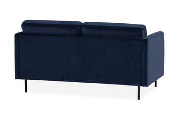 Teodin Sammetssoffa 2-sits - Blå - Möbler - Soffa - Sammetssoffa