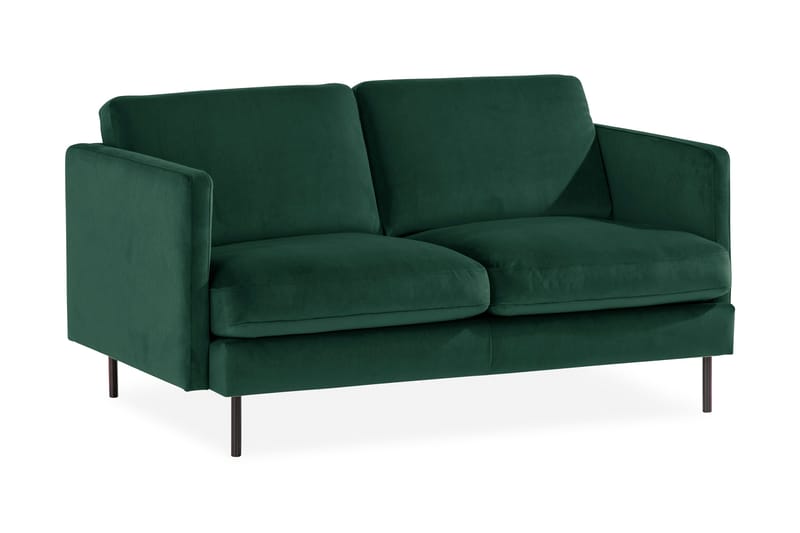Teodin Sammetssoffa 2-sits - Grön - Möbler - Soffa - Sammetssoffa