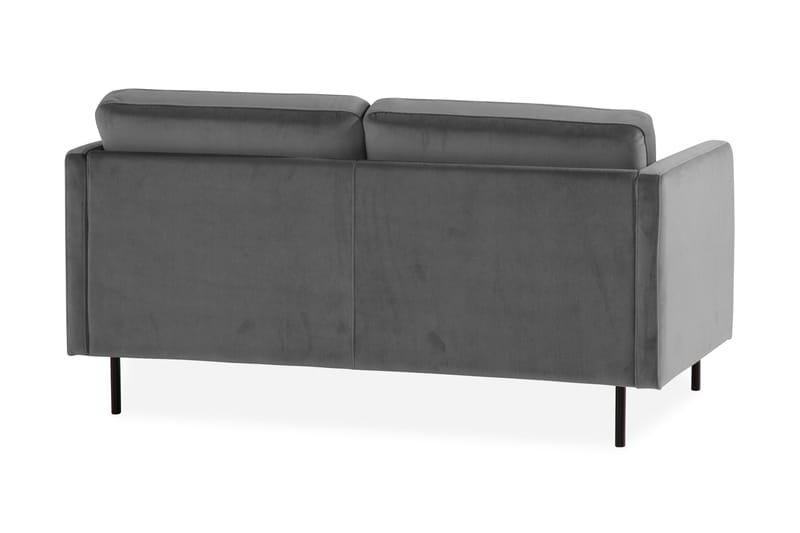 Teodin Sammetssoffa 2-sits - Ljusgrå - Möbler - Soffa - Sammetssoffa