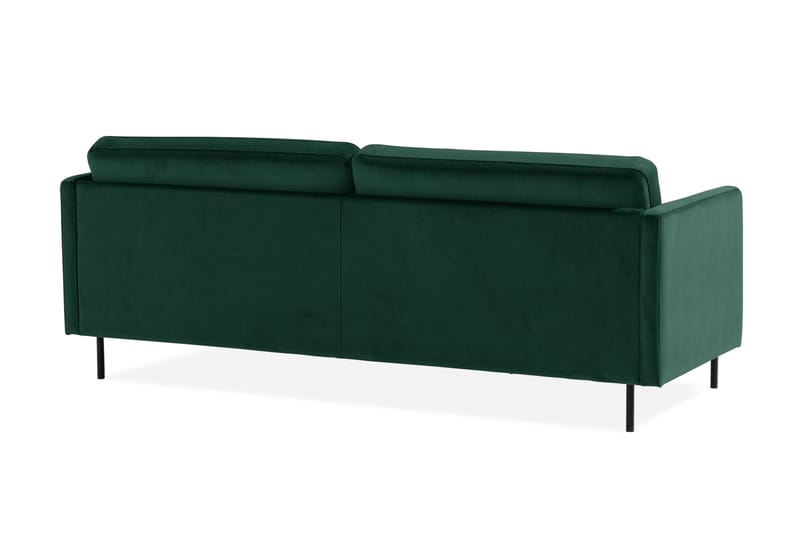 Teodin Sammetssoffa 3-sits - Grön - Möbler - Soffa - Sammetssoffa