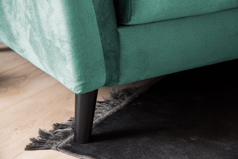 Trend 2-sits Sammetssoffa - Grön - Möbler - Soffa - Sammetssoffa