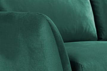 Trend 2-sits Sammetssoffa - Grön - Möbler - Soffa - Sammetssoffa