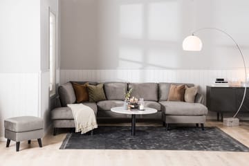 Trend 4-sits Vänstervänd U-formad Soffa med Divan och Schäslong i Sammet - Brun - Möbler - Soffa - Sammetssoffa