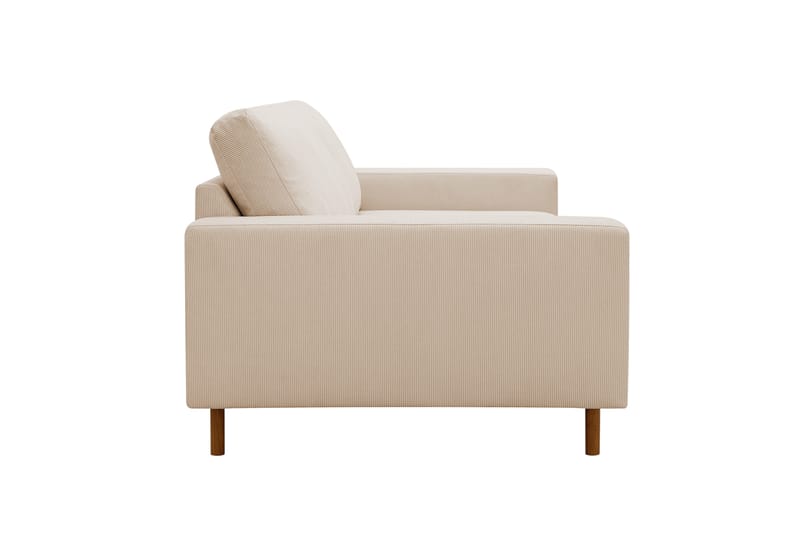 Scandi Djup 3-sits Soffa i Manchester - Beige - Möbler - Soffa - 3 sits soffa
