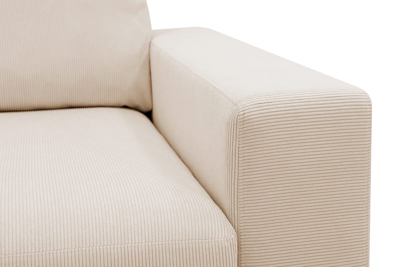Scandi Djup 3-sits Soffa i Manchester - Beige - Möbler - Soffa - 3 sits soffa