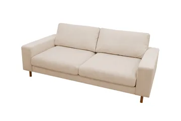 Scandi Djup 3-sits Soffa i Manchester - Beige - Möbler - Soffa - 3 sits soffa
