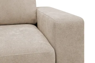 Scandi Djup 3-sits Soffa i Tyg - Beige - Möbler - Soffa - 3 sits soffa
