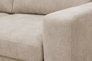 Scandi Djup 3-sits Soffa i Tyg - Beige - Möbler - Soffa - 3 sits soffa