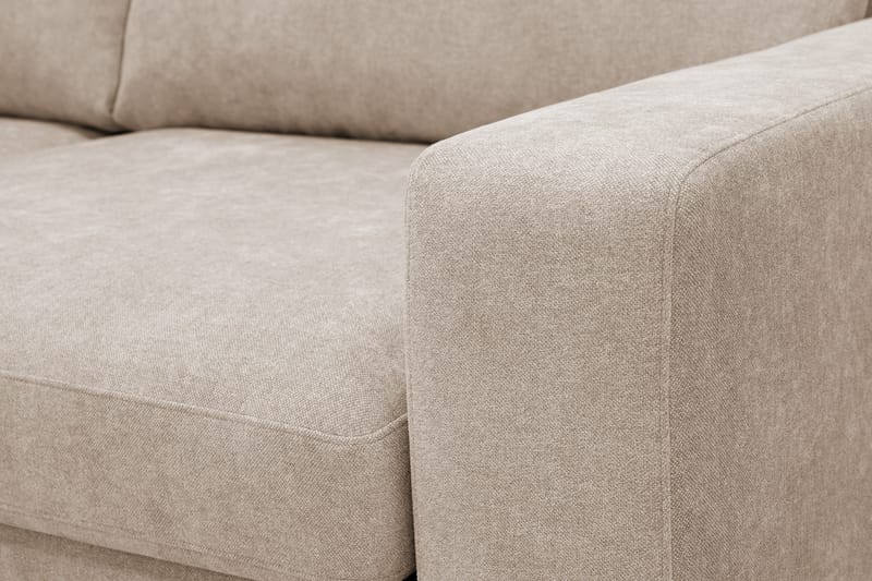 Scandi Djup 3-sits Soffa i Tyg - Beige - Möbler - Soffa - 3 sits soffa