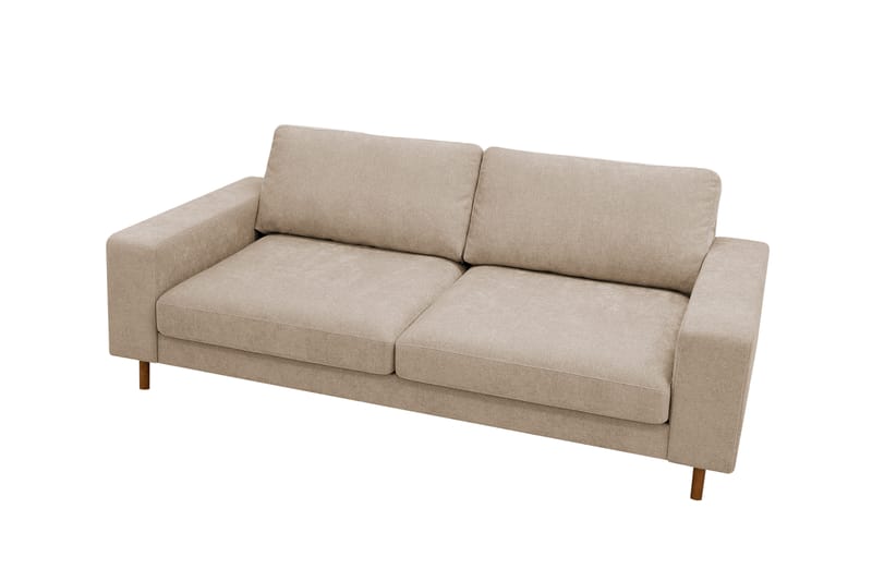 Scandi Djup 3-sits Soffa i Tyg - Beige - Möbler - Soffa - 3 sits soffa