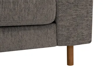 Scandi Djup 4-sits Soffa i Chenille - Grå - Möbler - Soffa - Sammetssoffa