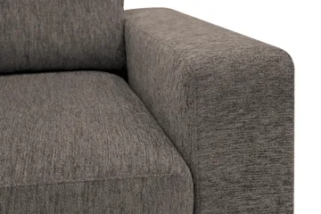Scandi Djup 4-sits Soffa i Chenille - Grå - Möbler - Soffa - Sammetssoffa