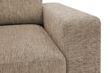Scandi Djup 4-sits Soffa i Chenille - Mörkbeige - Möbler - Soffa - 4 sits soffa