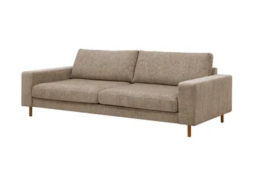 Scandi Djup 4-sits Soffa i Chenille - Mörkbeige - Möbler - Soffa - 4 sits soffa