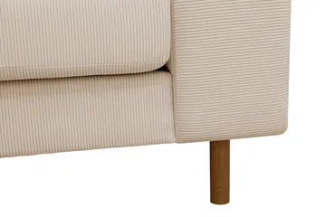 Scandi Djup 4-sits Soffa i Manchester - Beige - Möbler - Soffa - 4 sits soffa