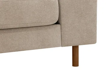 Scandi Djup 4-sits Soffa i Tyg - Beige - Möbler - Soffa - 4 sits soffa
