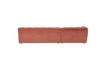 Schäslong Allure - Tvättad sammet rosa, Vänster - Möbler - Soffa - Divansoffor & schäslongsoffa