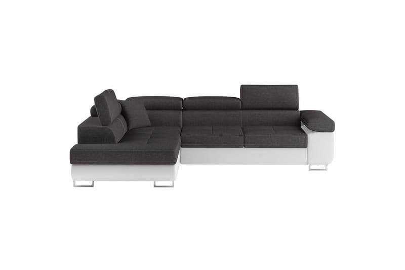 Sektionssoffa Eltap Anton 272x203x85 cm, Sawana 05, Soft 17, Grå, Vit, Vänster