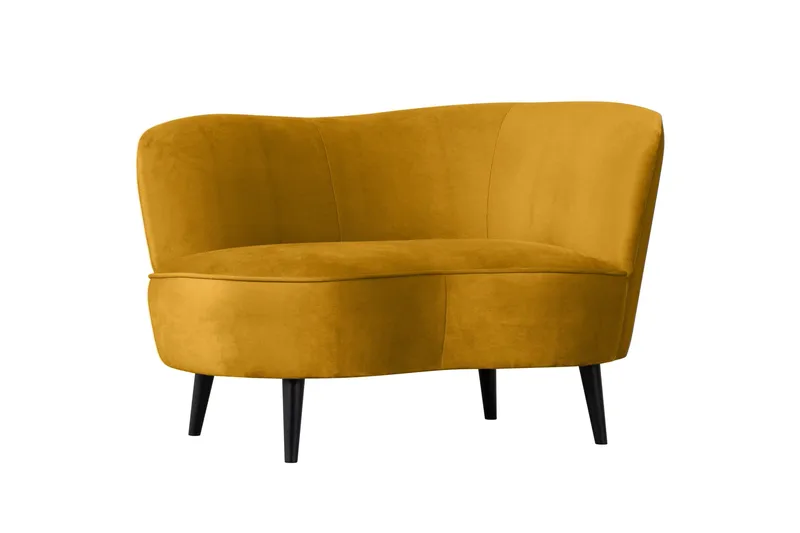 Serra Loungefåtölj - Ochre - Möbler - Soffa - Sammetssoffa