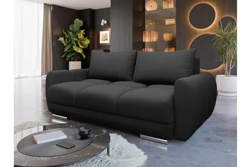 Simerly Soffa 3-sits - Svart - Möbler - Soffa - 3 sits soffa