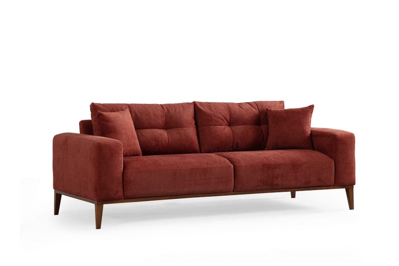 Sinor Bäddsoffa 4-sits, Röd