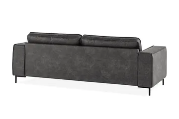 Akron 2,5-sits Soffa Bondedläder - Mörkgrå - Möbler - Soffa - Skinnsoffor