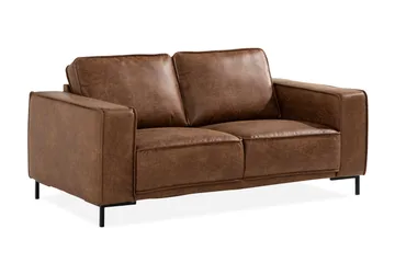 Akron 2-sits Soffa Bondedläder - Brun - Möbler - Soffa - Skinnsoffor