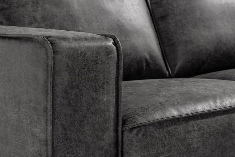 Akron 2-sits Soffa Bondedläder - Mörkgrå - Möbler - Soffa - Skinnsoffor