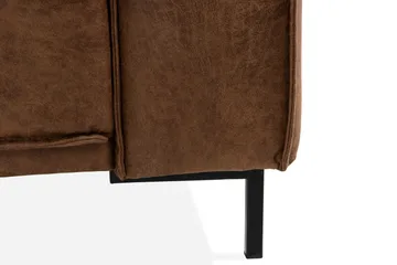 Akron 3-sits Soffa Bondedläder - Brun - Möbler - Soffa - Skinnsoffor
