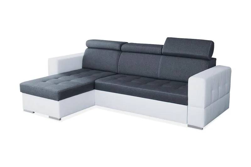 Azalea Divanbäddsoffa 265x175x101 cm - Grå - Möbler - Soffa - Skinnsoffor