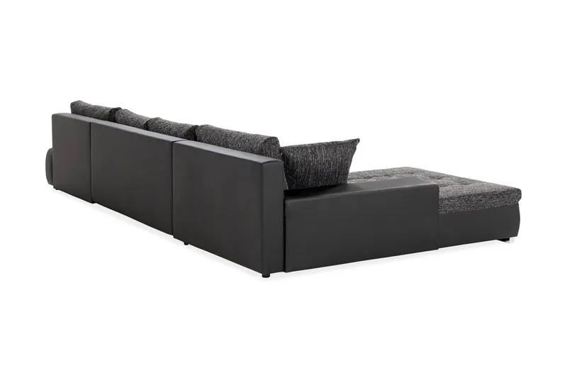 Cillo 2-sits Bäddsoffa - Svart/Grå - Möbler - Soffa - Skinnsoffor