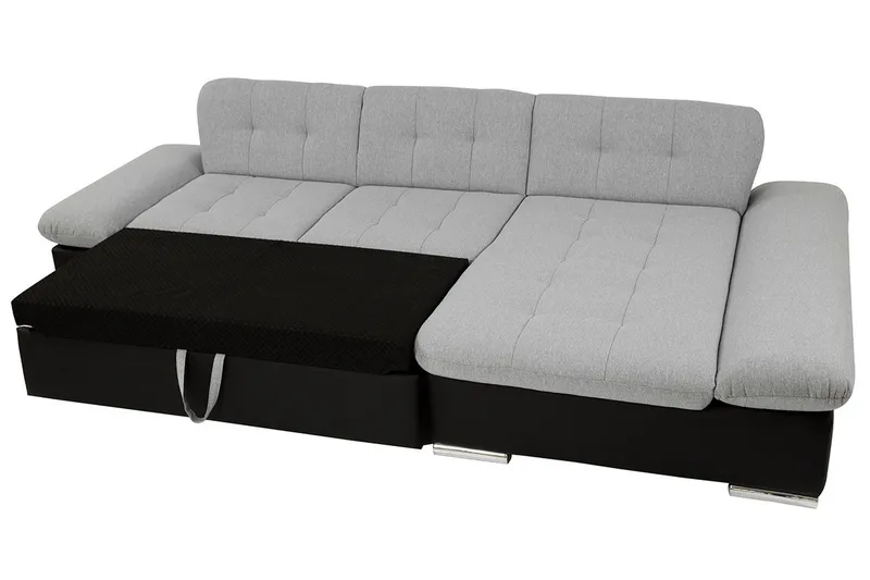 Malwi Divanbäddsoffa 278x162x76 cm - Grå - Möbler - Soffa - Bäddsoffa - Bäddsoffa divan