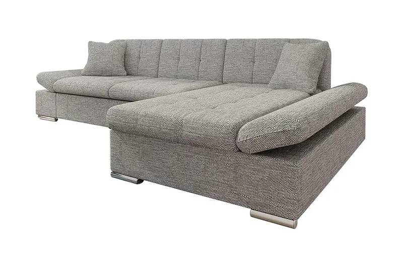 Malwi Divanbäddsoffa 278x162x76 cm - Grå - Möbler - Soffa - Bäddsoffa - Bäddsoffa divan