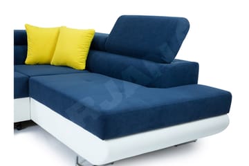 Reginia 6-sits Bäddsoffa - Vit/Grå - Möbler - Soffa - Skinnsoffor