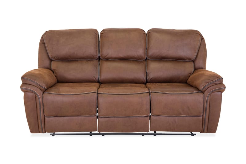 Saranda 3-sits Soffa, Brun