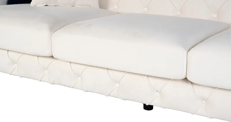 Soffa 3-sits - 237 cm - Beige - Möbler - Soffa - 2 sits soffa