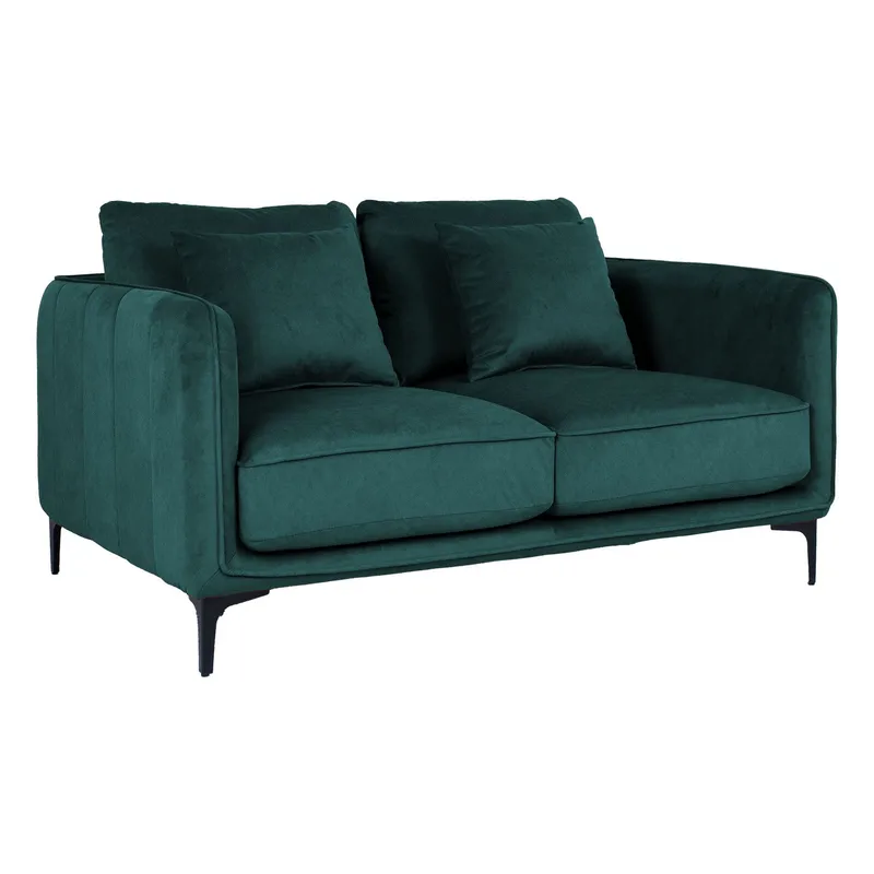 Soffa Bianka 2-sits - grön - Möbler - Soffa - Sammetssoffa