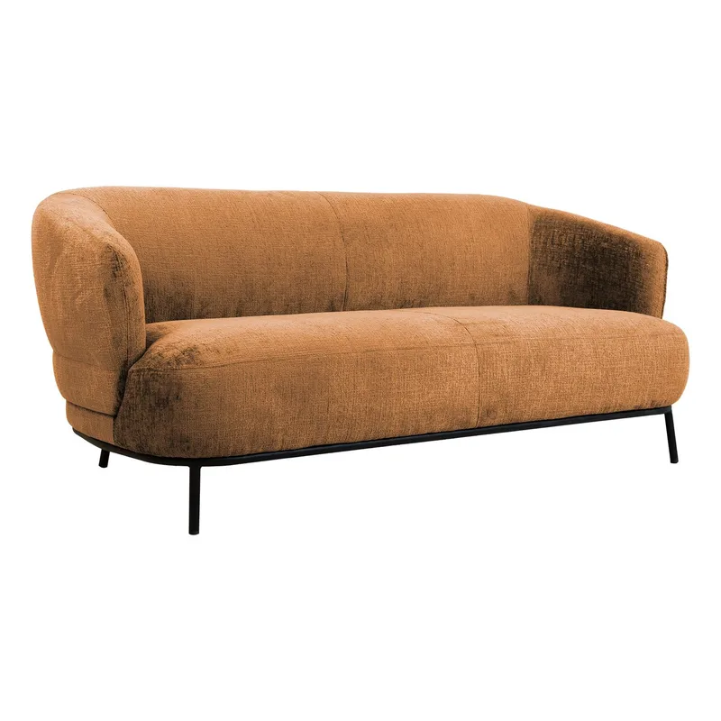 Soffa Gemala 2,5-sits - orange - Möbler - Soffa - Sammetssoffa