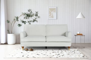 Soffa Howard 2-sits i bouclé 187 cm - Vit - Möbler - Soffa - 2 sits soffa