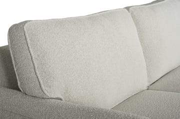 Soffa Howard 2-sits i bouclé 187 cm - Vit - Möbler - Soffa - 2 sits soffa