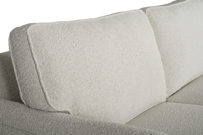 Soffa Howard 2-sits i bouclé 187 cm - Vit - Möbler - Soffa - 2 sits soffa