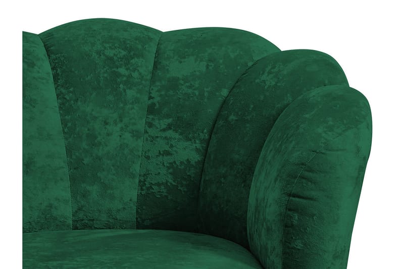 Adrial 3-sits Soffgrupp - Sammet/Blå/Svart Krom - Möbler - Soffa - Soffgrupp